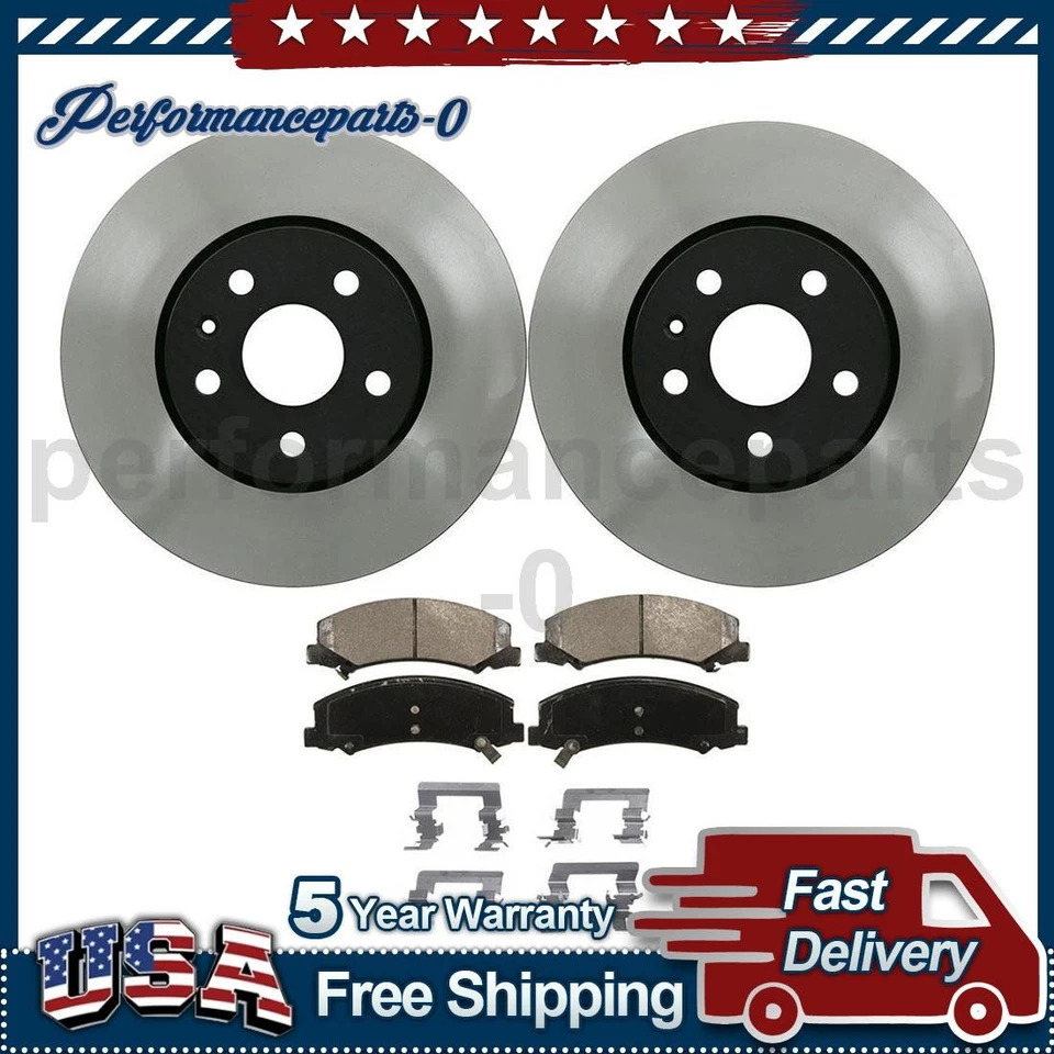 Juego de pastillas de freno de disco delanteras rotor de freno de disco para Chevrolet Impala 2014-2015 Foto 1 de 4