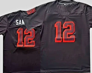 2025 NEW Stitched Shedeur Sanders #12 Cleveland Browns Black Custom Jersey XXL - Picture 1 of 4