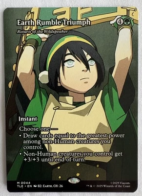 Earth Rumble Triumph Avatar: The Last Airbender Magic MTG NM - Image 1 of 2