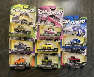 2025 CAR TUNED SERIE 2 JUEGO COMPLETO DE 8 COCHES EXCLUSIVOS RARO ENCONTRAR SIN PERSECUCIÓN - Imagen 1 de 10