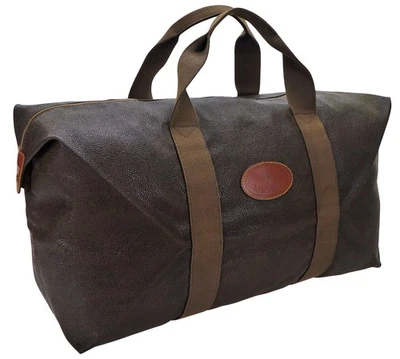 Bolsa de viagem MULBERRY couro pebbled 21" Duffle Weekender Inglaterra - Imagem 1 de 4