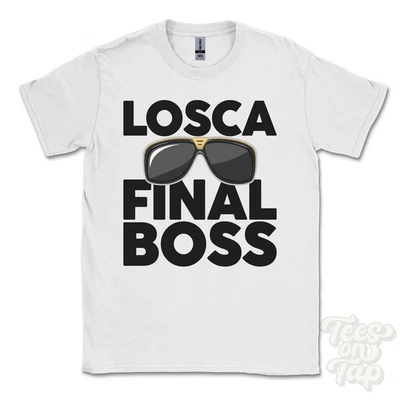 CAMISETA LOSCA FINAL BOSS Divertida Regalo Navidad Escala de Mar Cumbria Inglaterra Ibiza Parodia - Imagen 1 de 2