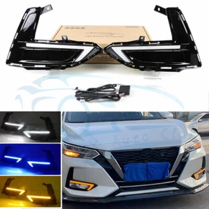 For Nissan Sylphy 2019 2020 2021 q 2Pcs Front LED DRL Daytime Light Fog Lamp - Foto 1 di 13