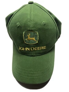 NEW John Deere Youth/Boys/Girls Green Cotton Strap Back Baseball Cap/Hat - Picture 1 of 3