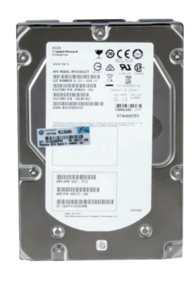 HP HARD DRIVE 600GB 15k 3.5" HD 6G DUAL PORTHP FC 495808-001 - Image 1 of 4