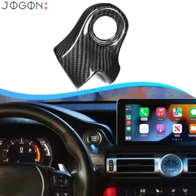 Real Carbon Ignition Start Button Frame For Lexus IS300 350 IS500 F Sport  2021+ - Imagem 1 de 4