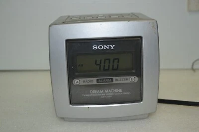 Sony dream machine ICF-C113V TV Weather / FM/AM band clock radio Tested / WORKS - Image 1 of 4