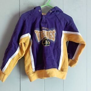 NFL MN Vikings Purple & Gold Pullover Hoodie 4T