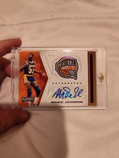 2019 Panini Chronicles - Magic Johnson Hall of Fame Purple Auto /25! rare SP
