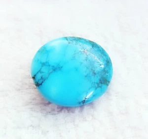 Gemas opacas de piedras preciosas sueltas de 23,67 quilates azul turquesa natural sin calefacción - Imagen 1 de 8