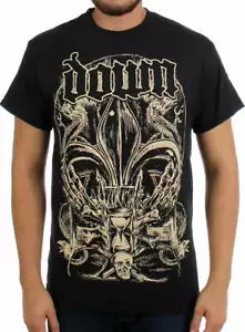 Down Band Music Album Song Fleur De Lys Crest Mens Cotton T-Shirt Size: SMALL - Picture 1 of 1