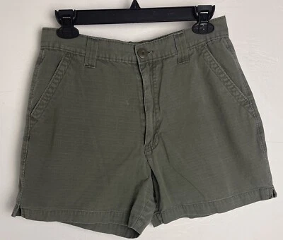 Pantalones cortos chinos Route 66 para mujer 10 verdes tiro alto 100 % algodón Foto 1 de 4