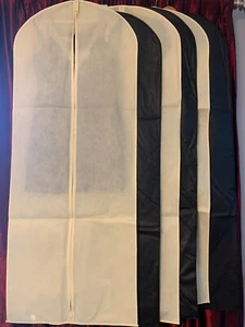 6 Garment Bag Breathable dresses coats tuxedoes suits cover 60 x 24 , 6 pack - Picture 1 of 4