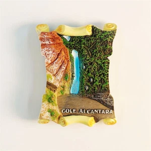Gole Alcantara Imán para Nevera Pegatina para Refrigerador Decoración Resina Italia Recuerdo - Imagen 1 de 4