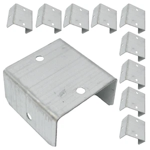 Fence Panel Clip Trellis Bracket Garden Decking Galvanised 44mm - Picture 1 of 2