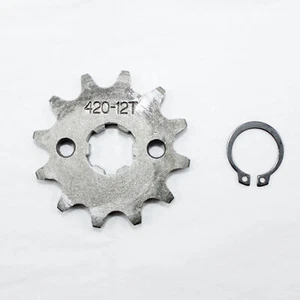 12T Teeth 17mm 420 Chain Front Sprocket Cog PIT TRAIL QUAD DIRT BIKE ATV BUGGY - Bild 1 von 5