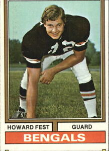 1974 Topps Football Card #373 Howard Fest - VG-EX