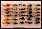 30 x Gold Headed Nymphs Trout Fly Fishing Flies - Set 33J Size 8 10 12 14 16 18