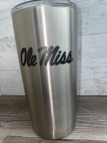 YETI OLE MISS REBELS YETI Laser 20 oz Stainless Steel Tumbler Cover