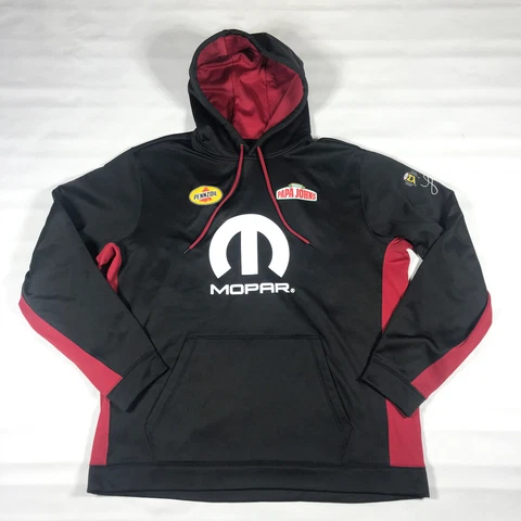 Mopar Leah Pritchett NHRA Mello Yellow Drag Race Series Pullover Hoodie Mens 2XL Cover