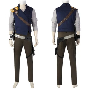 Cal Kestis Cosplay Costume Top Pants Belt Outfits Halloween Carnival Suit Party - Picture 1 of 12