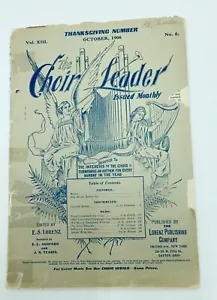 The Chorleiter Magazin Thanksgiving 1906 Kirchenchormusik - Bild 1 von 5
