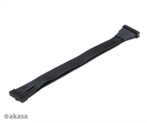 Akasa AK-CBUB45-15BK USB 3.0 19-pin Internal Extension Cable 15cm - Picture 1 of 1