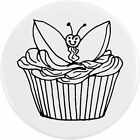 "Butterfly Cupcake" Przypinki na guziki (BB037714)