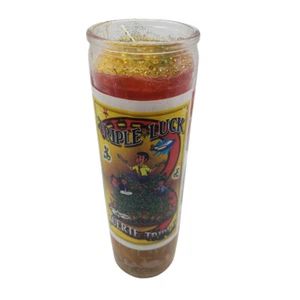 Triple Luck 3 Prepared Candle / Suerte Triple Veladora Preparada - Picture 1 of 3