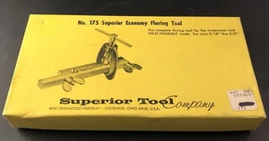 Vintage Superior Tool Company No. 175 3/16" - 5/8" Flaring Tool w/ Box Vh2 - Picture 1 of 4
