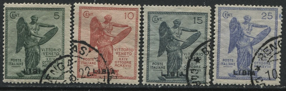 Italy 1921 set of 4 used - Image 1 of 1