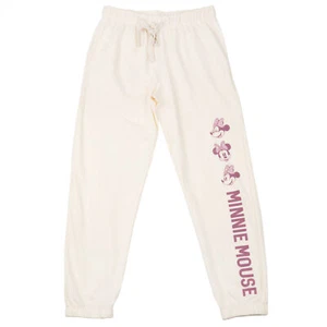Minnie Mouse Expressions Junior's Lounge Pants Beige - Picture 1 of 15
