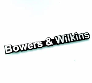 BOWERS & WILKINS Speaker Replacement Brushed Aluminum Badge Logo - BMW - Volvo - Picture 1 of 4