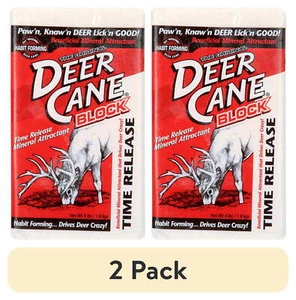 (Paquete de 2) Atractivo de caza mineral para adultos Evolve Deer Cane Block - Imagen 1 de 12