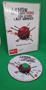 I Know How Many Runs You Scored Last Summer DVD (horror/slasher 2008) R4 Aussie - Picture 1 of 3