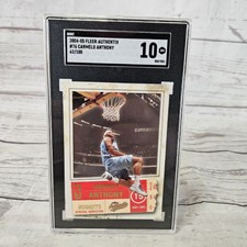 2004-05 Fleer Authentix Carmelo Anthony Retired #76 GENERAL ADMISSION 62/100