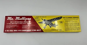 Mr. Mulligan Sig Classic Model Kit FF-23 Rubber Power Flying Airplane 20” SEALED - Picture 1 of 3