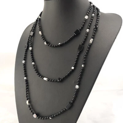 ⭐ Leonardo Halskette Collier Anhänger Strass Stein Kette Perle Silber 126 ⭐ - Bild 1 von 3