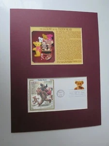 The Story of the Teddy Bear & First Day Cover of its own stamp - Picture 1 of 2