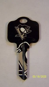 PITTSBURGH PEGUINS KWIKSET HOUSE KEY BLANK - Picture 1 of 1