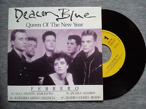 DEACON BLUE - "QUEEN OF THE NEW YEAR" SPANISH ONLY PROMOTIONAL VINYL SINGLE - Bild 1 von 2