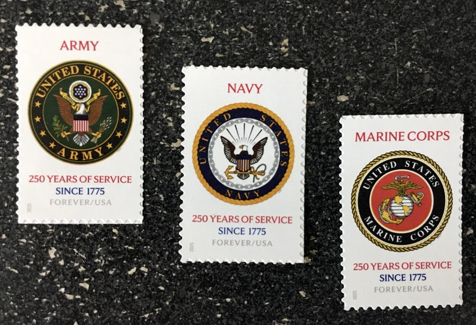 2025USA #6003-6005 Forever Army & Navy & US Marines - Set of 3 Singles Mint 6004 - Image 1 of 1