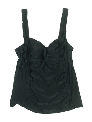 Top de traje de baño verde para mujer Merona L Foto 1 de 2