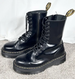 Doc Martens 1460 Plateau Jadon Hi Stiefel Herren Gr. 11 Glattleder Docs - Bild 1 von 23