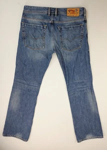 Jeans Diesel Talla 31X30 Para Hombres Zatiny Regular Booycut Botón Mosca Azul Denim Logo - Imagen 1 de 11