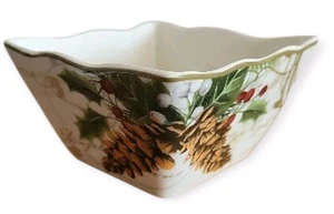 222 Fifth HOLIDAY WISHES Individuelle Vorspeise Snack Süßigkeiten Schüssel 3er Set - Bild 1 von 6