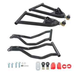 1.5" Black Forward Offset A Arms High Clearance For Polaris RZR S 800 / 4 800 - Picture 1 of 19