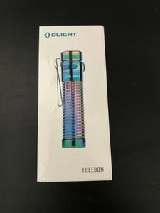 Olight S2R Baton II Ti Flashlight Limited Edition Titanium Freedom Sn# O767 - Picture 1 of 3