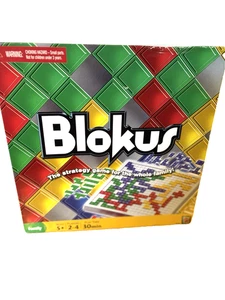 Mattel BLOKUS Brettspiel Familienstrategie 2009 komplett nie geöffnet NEU! - Bild 1 von 8