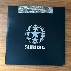 Who Da Funk feat. Jessica Eve - Shiny Disco Balls on 12" Subusa Import - Picture 1 of 3